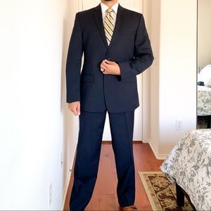 Joseph Abboud Navy Blue Classic Suit